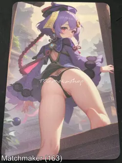 Matchmaker Spicy Waifu NSFW A5 Size Card Board QiQi Genshin Impact Tatto - Image 2