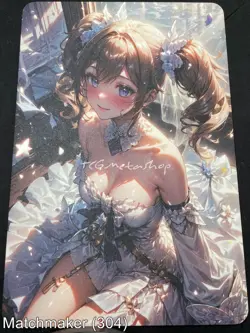 Matchmaker Spicy Waifu NSFW A5 Size Card Board Barbara Genshin Impact Wedding - Image 1