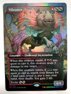 Vibrance - FOIL Borderless - MTG Lorwyn Eclipsed - Mythic - 0295 NM - Image 1