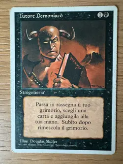 MAGIC - Demonic Tutor / 2nd Edition (ITA Revised) - MTG ITA FWB - Image 1