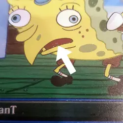 1x cOuNTeRspELl - 7010, Spongebob Secret Lair Alternate Foil, Magic MTG LP 001 - Image 2