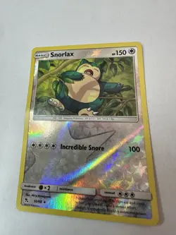 Snorlax Reverse Holo Foil - Hidden Fates 2019 50/68 - Pokemon TCG Card - Pics!! - Image 5