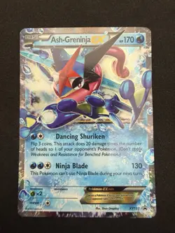 Pokemon TCG Ash-Greninja EX Black Star Promo XY 133 - Image 1