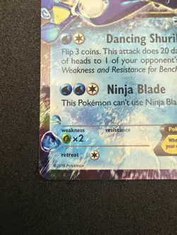 Pokemon TCG Ash-Greninja EX Black Star Promo XY 133 - Image 2