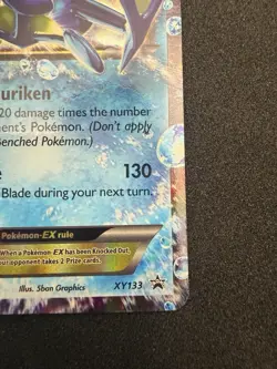 Pokemon TCG Ash-Greninja EX Black Star Promo XY 133 - Image 3
