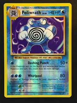 POKEMON CARD Poliwrath 25/108 Evolutions Reverse Holo Mint Pack Fresh Free P&P - Image 1