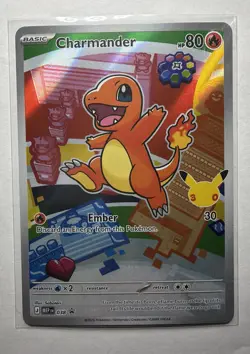 Pokemon TCG Charmander First Partner Illustration Collection 038 - Image 1