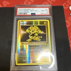 The Pokemon Company Electabuzz 41/108 Evolutions Reverse Holo PSA 8 Pokemon Card - Image 1