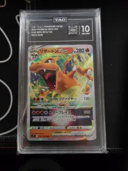 Pokemon Charizard VSTAR RRR Star Birth 015/100 TAG 10 GEM MINT 2022 Japanese - Image 1