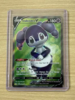 Pokemon Card Indeedee V 192/202 Sword & Shield Base Set Full Art - NM / M - Image 4