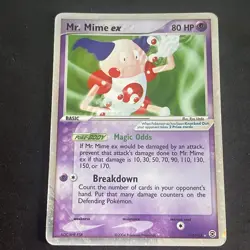 Mr Mime ex Holo 110/112 Fire Red Leaf Green FRLG Pokemon Card - Image 1