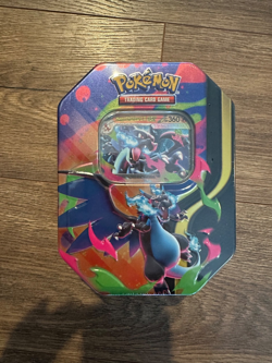 pokemon tcg mega charizard x ex tin sealed - Image 1