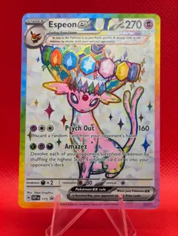 ESPEON EX - 175 SVP 175 HOLO SCARLET & VIOLET PROMO POKEMON NM/M ESPEON EX - 175 - Image 1