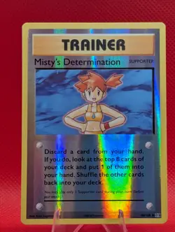 MISTY'S DETERMINATION 80/108 XY EVOLUTIONS POKEMON REVERSE HOLO NM/M - Image 1