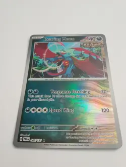 Pokemon Roaring Moon Master Ball Pattern Prismatic Evolutions 065/131 NM - Image 3
