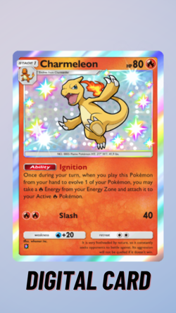 Charmeleon Shiny Mega Shine Pokemon TCG Pocket 1 Star ⭐ (English) - Image 1