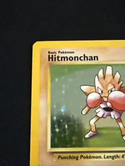 Pokemon Hitmonchan Base Set 7/102 Holo Rare Basic 70 HP Jab Special Punch 1999 - Image 5