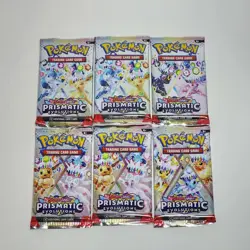 Pokemon TCG Prismatic Evolutions Booster Packs - Factory Sealed - Lot of 6 - Image 1
