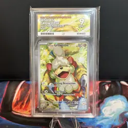 Pokemon TCG Hisuian Growlithe Twilight Masquerade 181/167 ACE 9 MINT - Image 1