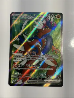 Koraidon ex 231/198 Sv01: Scarlet & Violet Base Set Holo Pokemon TCG Full Art - Image 1