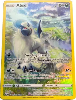 Pokemon TCG GG16/GG70 Holographic Absol Crown Zenith: Galarian Gallery NM/M - Image 1
