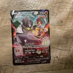 Pokemon TCG Single Strike Urshifu V Brilliant Stars TG18/TG30 Holo (C) - Image 1