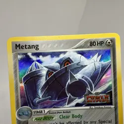 Vintage Y2K Metang #35 Pokemon Power Keepers Reverse Holo Card 2007 Authentic - Image 2