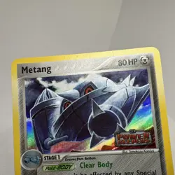 Vintage Y2K Metang #35 Pokemon Power Keepers Reverse Holo Card 2007 Authentic - Image 3