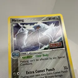 Vintage Y2K Metang #35 Pokemon Power Keepers Reverse Holo Card 2007 Authentic - Image 4