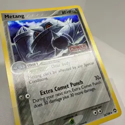Vintage Y2K Metang #35 Pokemon Power Keepers Reverse Holo Card 2007 Authentic - Image 5