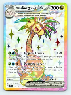 Pokemon SV08: Surging Sparks Alolan Exeggutor ex - 225/191 NM - Image 1