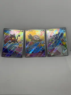 Pokemon TCG First Partners Alolan Set of 3 NM/M 30th Anniversary Edition - Image 1