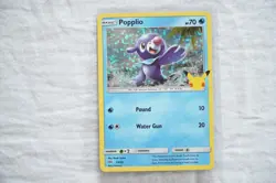 Pokemon Popplio 23/25 McDonald's 25th Celebrations Holo NM - Image 1