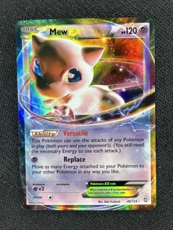 Pokemon Mew EX Dragons Exalted Ultra Rare Holo 46/124 Basic HP120 - Image 1