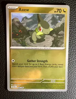 Pokemon TCG Axew (068/086) Black Bolt (Master Ball) - Image 3