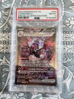 2024 Pokemon Paldean Fates Charizard ex Special Illustration Rare 234/091 PSA 10 - Image 1