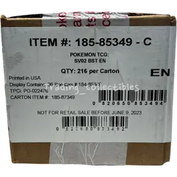 Paldea Evolved Pokemon Booster Box Case - Scarlet and Violet - Factory Sealed - Image 1