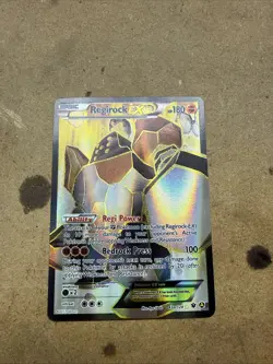 Pokemon TCG Regirock EX Full Art Ultra Rare Holo 43a/124 - Image 1