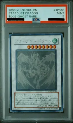 PSA 9 Stardust Dragon Yu-Gi-Oh 2008 TDGS Ghost Rare #JP040 Japan - Image 1
