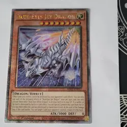 Blue-Eyes Jet Dragon Quarter Century Secret Rare RA02-EN017 1st Edition Yu-Gi-O… - Image 1