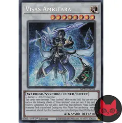 Yugioh Visas Amritara MP24-EN098 Secret Rare 1st Edition NM - Image 1