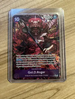 Gold Roger Alt Art OP13-064 Carrying On His Will English One Piece TCG NM - Image 1