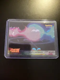 Pokemon Ash's Sacrifice Card Holo Foil Mewtwo Strikes Back - Image 5