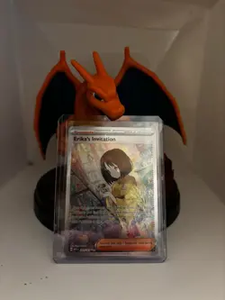 Pokemon TCG Scarlet & Violet Trainer Supporter Erika's Invitation 203/165 - Image 1
