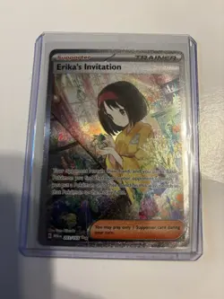 Pokemon TCG Scarlet & Violet Trainer Supporter Erika's Invitation 203/165 - Image 2
