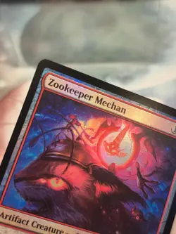 FOIL C 0170 Zookeeper Mechan Creature Common Edge of Eternities MTG Card - Image 2
