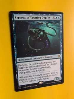 Serpent of Yawning Depths. THB. Magic the Gathering Card. - Image 4