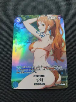 Waifu Sexy Anime Girls Cards Custom Holo - One Piece - Nami #25 - Image 1