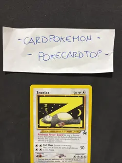Pokemon card snorlax 49- promo-Eng-No Holo-Nm/mint! - Image 2