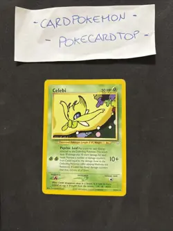 Pokemon Card Celebi 16/64-Eng-No Holo-Exc! - Image 1